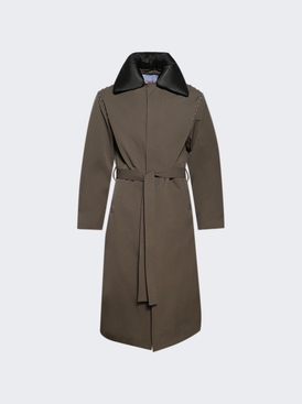 Long Car Coat Khaki