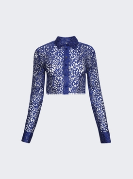 Lace Cropped Shirt