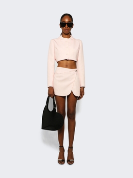 Tailored Mini Skirt Pink And White secondary image