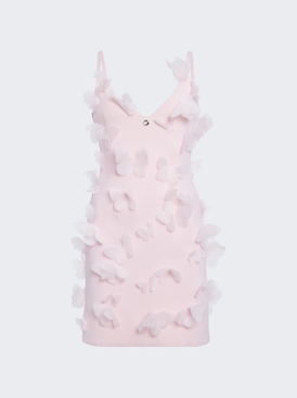 Scuba Butterfly Slip Dress Pink