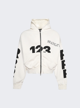 Uso-123 Cva Zip Hoodie Max White