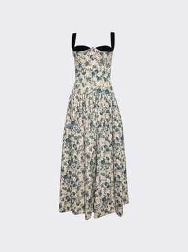 Daphne Dress Blue Floral