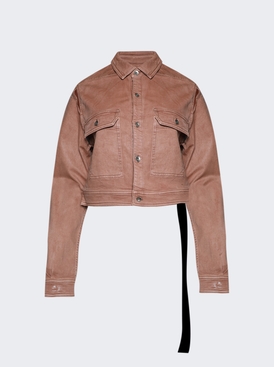 Cape Sleeve Cropped Shirt Jacket