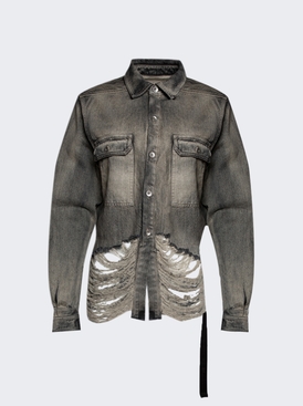 Giacca Denim Cropped Overshirt