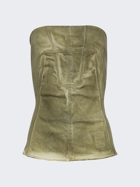 Porterville Stretch Denim Bustier Top