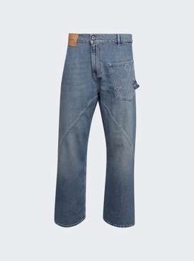 Twisted Workwear Jeans Light Blue