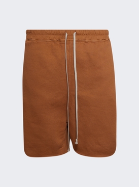Long Boxers Butt Zip Shorts Orange