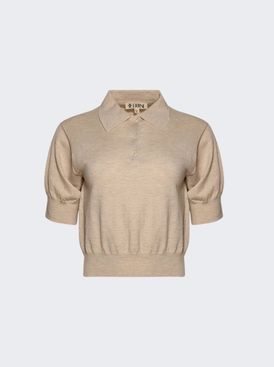 Journey Polo Top Oatmeal
