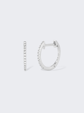 Diamond Huggie Earrings