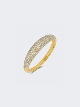 Diamond Dome Ring 14K Yellow Gold