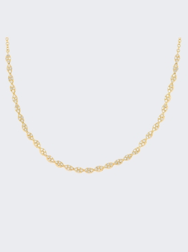 Pave Diamond Marquise Necklace