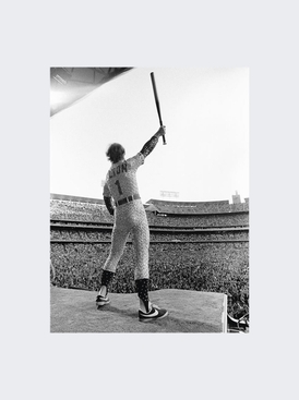 Dodgers Stadium Posthumous Print Black and White