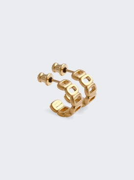 Mini Toy Hoop Earrings Gold