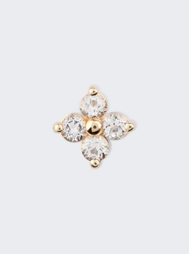 Grande Petal Stud Earring 14k Yellow Gold