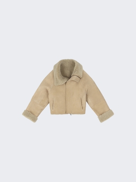 Bulk Shearling Jacket Camel