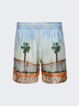 X The Webster Silk Dinosaur Shorts