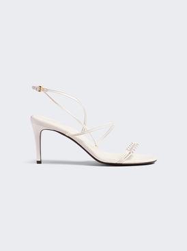 Loop Sandal With Beads Optic White