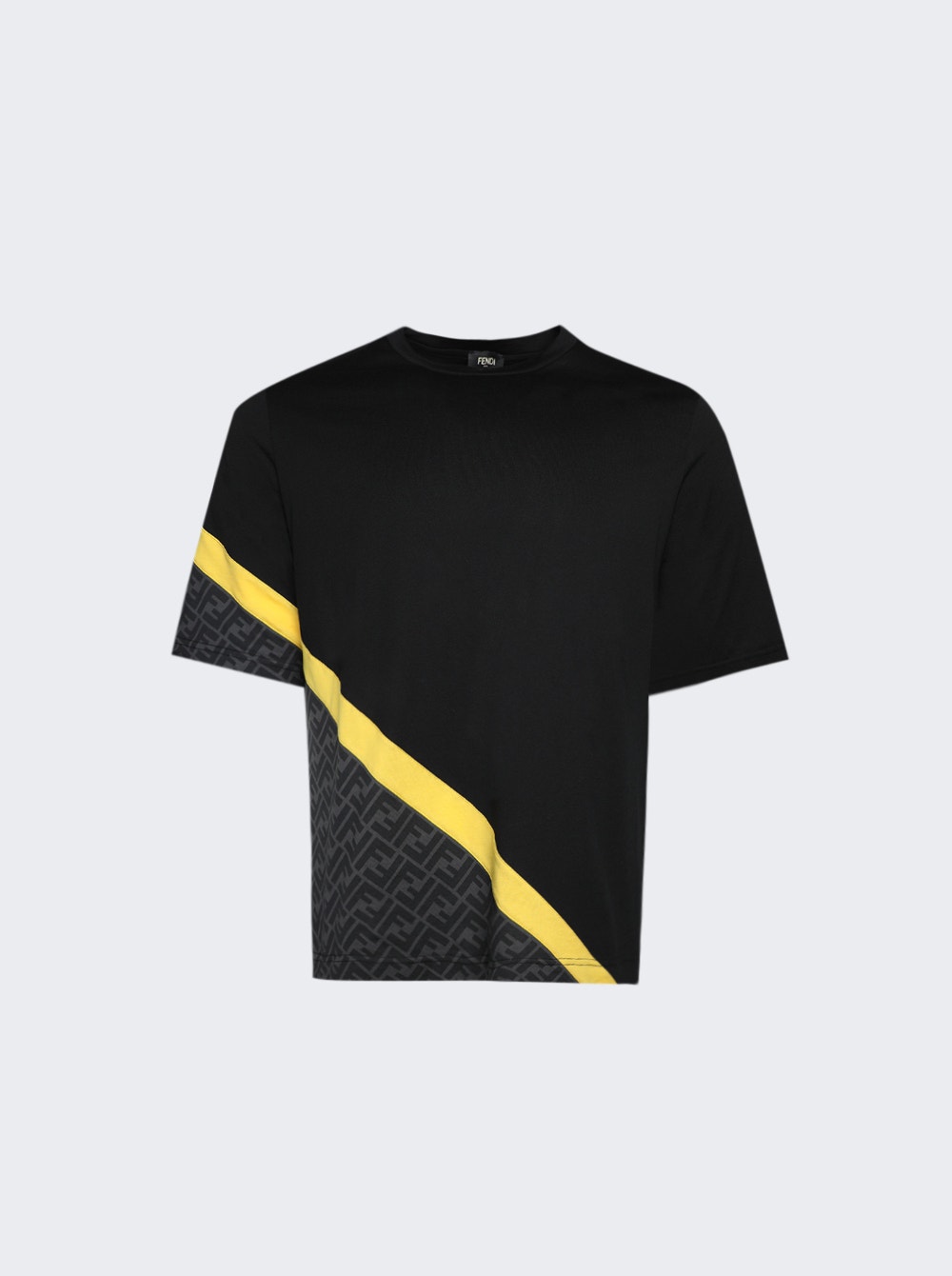FF Diagonal T-Shirt Black and Grey | The Webster FF Diagonal T-Shirt Black and Grey | The Webster