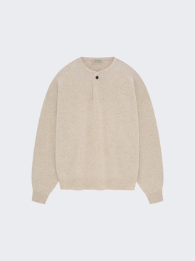 Fine Knit Henley Heather