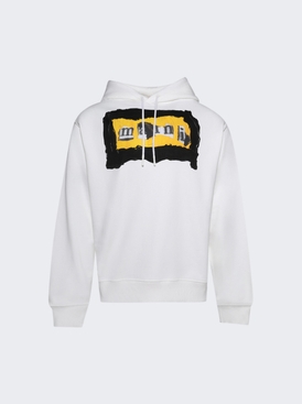 Painted Hoodie Lily White