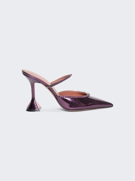 Gilda Mirror Mules Amethyst