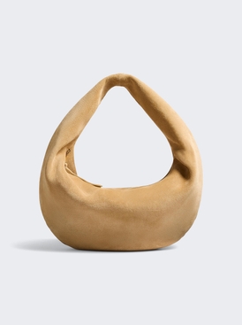 Medium Olivia Hobo Bag Wheat Suede