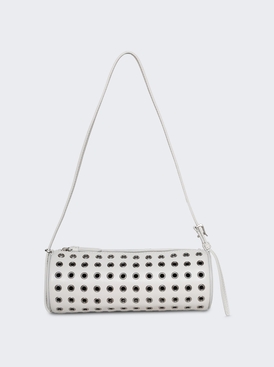 Silo Bag In Eyelet Covered Nappa Optic White