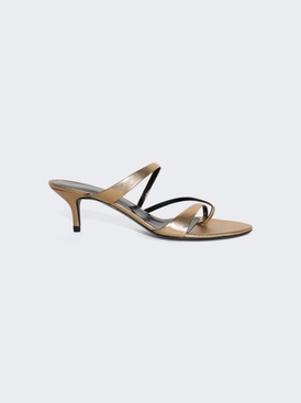 Heath Sandal Gold Leather