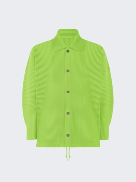 Pleated Shirt Fresh Green