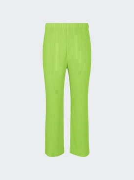 Pleated Pants Fresh Green