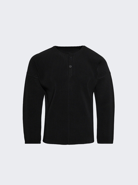 Pleated Shirt Black