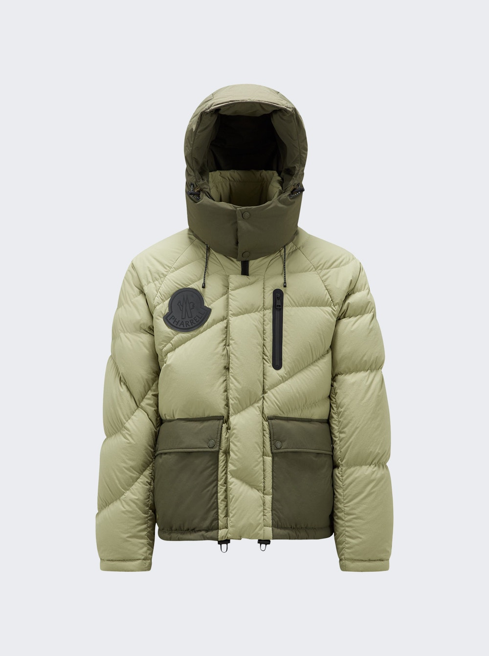 Shop Moncler Genius X Pharrell Williams Chestnut Jacket In Dark Green