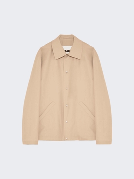 Logo Overshirt Dark Sand