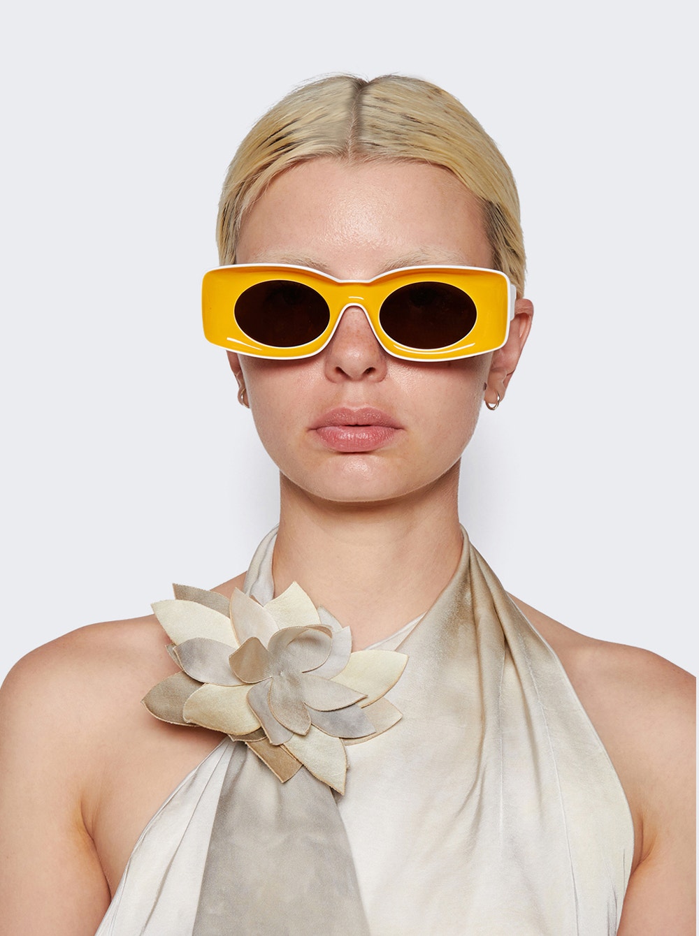 Paula's Ibiza Original Sunglasses Shiny Yellow and Brown Paula's Ibiza Original Sunglasses Shiny Yellow and Brown