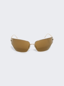 Signature Arch Sunglasses Gold Mirror