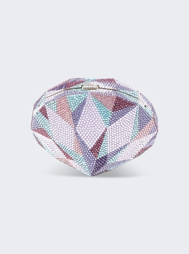 Diamond Crystal Clutch Amethyst