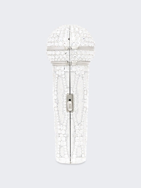 Karaoke Microphone Silver Crystal