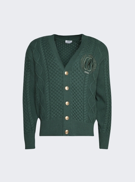 Cable-knit Wool Cardigan
