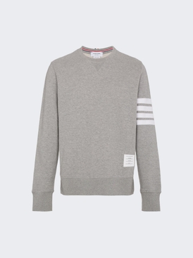 Classic Cotton Loopback 4-Bar Sweatshirt Light Grey