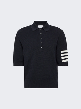4-bar Relaxed Fit Polo Navy