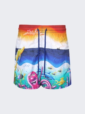 X Kenny Scharf Moorea Swim Trunks Multicolor