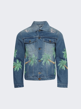 Tennis Club Denim Jacket Blue