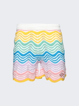 Wave Knit Shorts Gradient