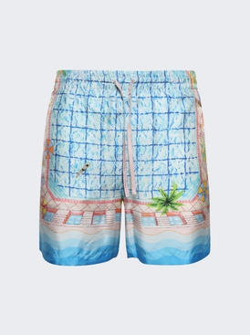 Le Plongeon Silk Shorts