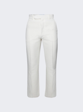 Straight Leg Trouser Off White