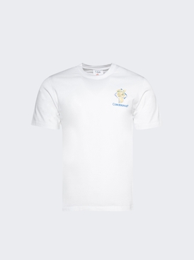 Diamond Column Printed Tee White