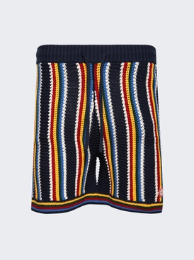 Crochet Shorts Navy