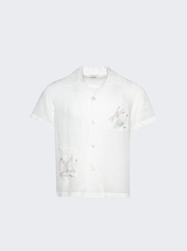 Skiers Linen Shirt White