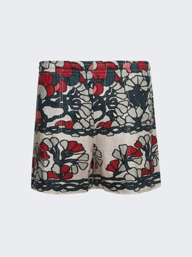 Garden Lattice Shorts Multicolor