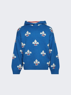 Fleur De Lis Hoodie Blue